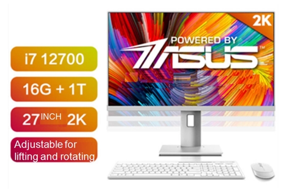 I7 12700 All In One Pcs 27INCH 16G + 1T Competitive Price 178º Visual Angle