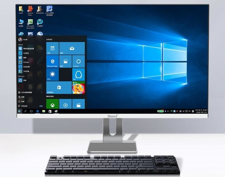 All In One Touch Screen Computer With ABS Aluminium Alloy Stand 178º ...