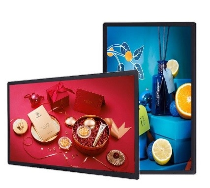 USB*2 Wall Mounted Advertising Display Time Switch LED Video Wall Display