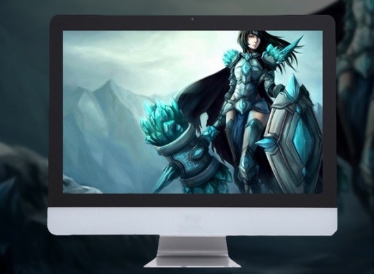 16cm Height All In One I7 Desktop Computer IP65 Network Card