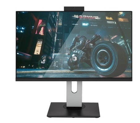 16G RAM I3 AIO Desktop PC Wall Mounted Curved AIO PC Built In Camera 1920x1080