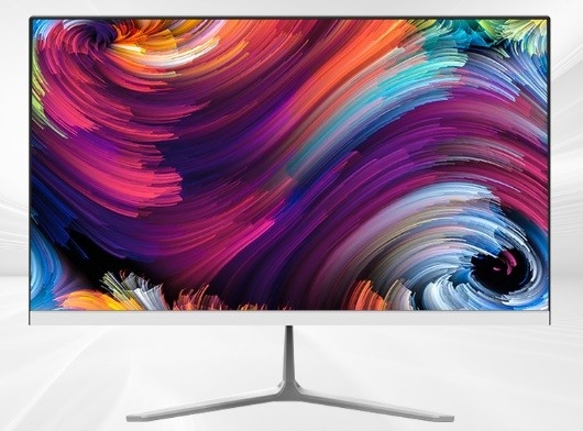 I5 - 2670 AIO Gaming PC 24 Inch All In One Computers Silver White