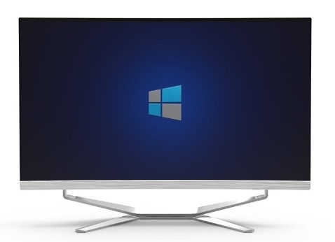 24inch Pc All In One Computers Gaming Silver I5 / I7  2mm Micro Rim 512G m.2 sSD HD