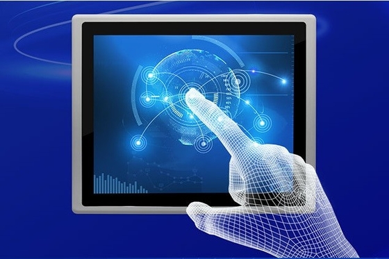 Induction Strength 30G Industrial All In One PC Touch Screen Silver White