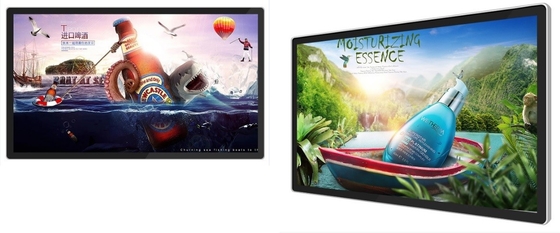 Customized Wall Mounted Advertising Display Touch Screen 3480*2160