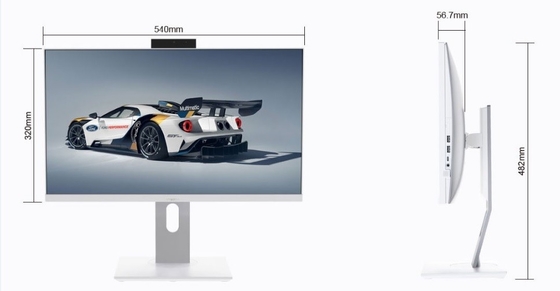 Office All In One PC I5 10th Generation 178 Degree  Camera DIY LED Backlit Display