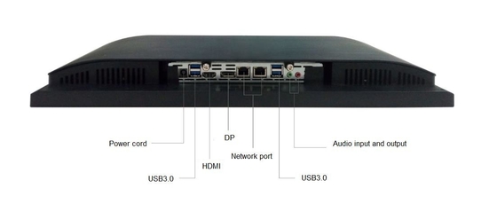 Thin Monitor AIO Desktop PC 23.8&quot; Support M.2 SSD 2.5&quot; Normal HD Msata HD 1920x1080