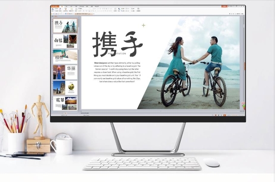 Built In Dual Track Stereo Speaker 27 Inch AIO Desktop PC 16G RAM Intel G6-G11