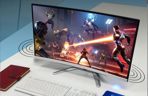 AIO Curved Surface Touch Screen PC With Mini-Ltx 170*170mm Mother Board 24&quot;  16G RAM