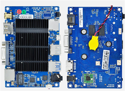 64GB industrial Mainboard For Mini PC Intel Z8350 High Definition Graphics Card Dual Display