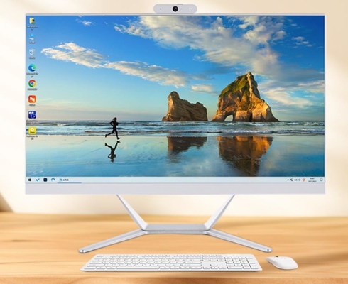 Win10 Desktop AIO PC 250nits Brightness With 1T SSD HD 8G/16G/32G DDR4