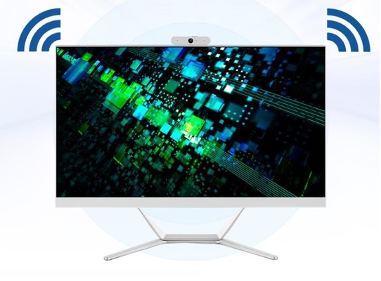 Compact Touch Screen AIO Desktop System Standard H510/H610/B560M With 178º Visual Angle