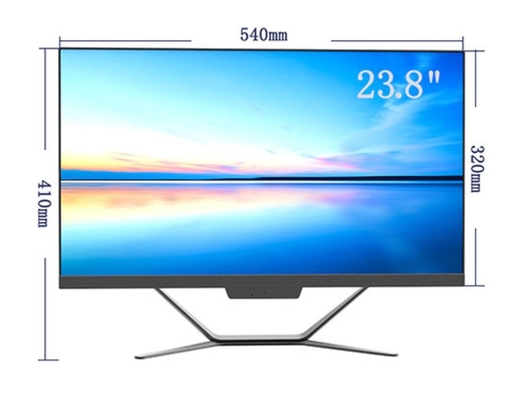23.8INCH High Definition LED AIO Desktop PC 1920x1080 Resolution 1920x1080 16 : 9 Ratio