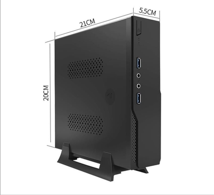 256GB SSD Compact Mini PC with High Capacity Black Motherboards KuYu I7 2.5-3.0GHz Win7/8/10
