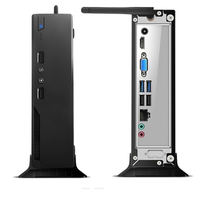 256GB SSD Compact Mini PC with High Capacity Black Motherboards KuYu I7 2.5-3.0GHz Win7/8/10