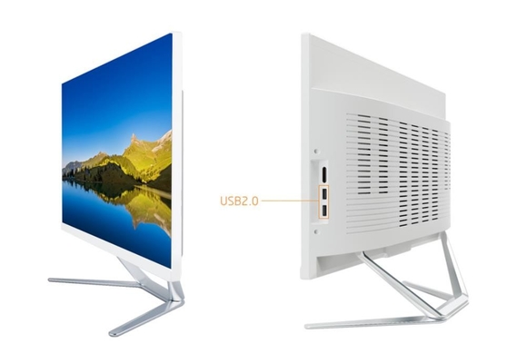 All In One Touch Screen Computer With 128G M.2 SSD And Adjustable Bracket Base
